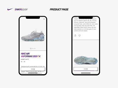 Nike SNKRS RAW — Brutalist approach of NIKE SNKRS App