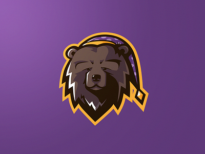 Slumber Mascot Logo bear branding email esport esports illustrator logo mascot mascot logo photoshop twitch twitch.tv