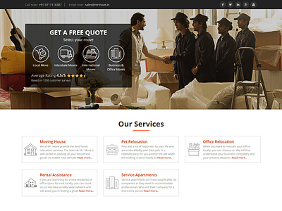 mrmove.In design transportation typography ui ux web