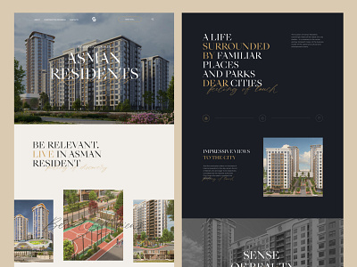 Residents ui web design