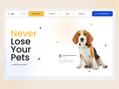 Search for pets figma graphic design minimal site ui web design
