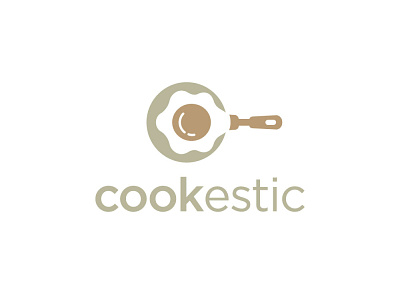 Cookestic design icon logo minimal modern logo vector