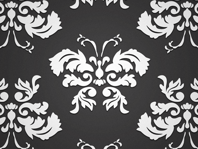 Butterfly Damask