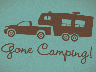 Gone Camping camping gone illustration vector wendy lp
