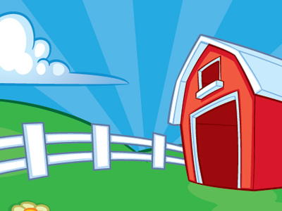 Barn Background by jeffrubow on Dribbble