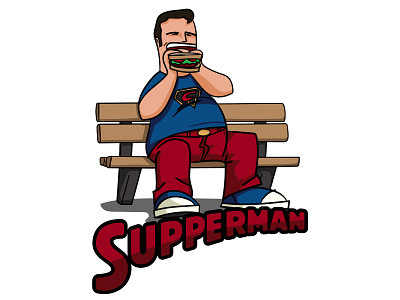 Supperman bench sandwich superman