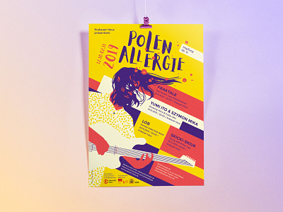 Polenallergie 2019 Poster digital illustration digitalart illustration poster vector illustration