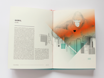 Atlas of animals book design editorial design illustration