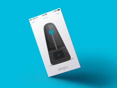 Metronome0 app design