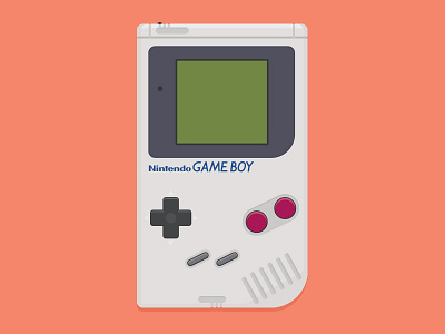 Nintendo Game Boy game boy gameboy illustration nintendo vector