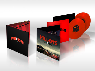 The Killers - Battle Born album album artwork band battle born battleborn cd mockup photoshop product mockups the killers vinyl