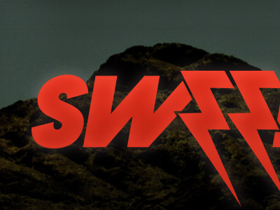 SWEE lightning lightning bolt mountains pattern photoshop texture typography wip