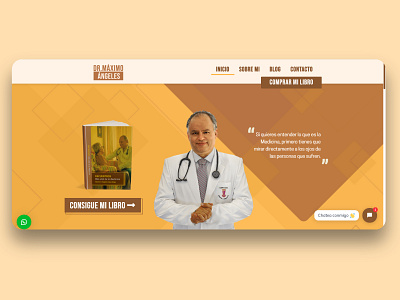 Implementación web Dr. Máximo Ángeles ux web design