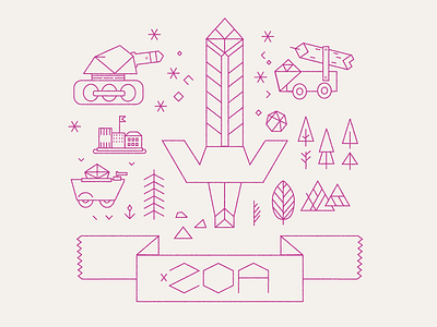 Zoa android game hex illustration iphone zoo