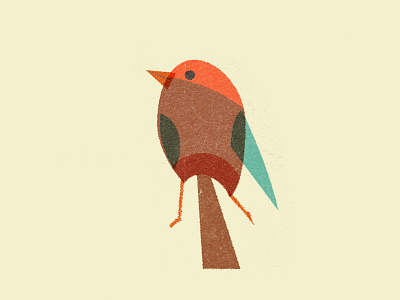 Bird element for a xmas card bird illustration jamie nice schnuppe