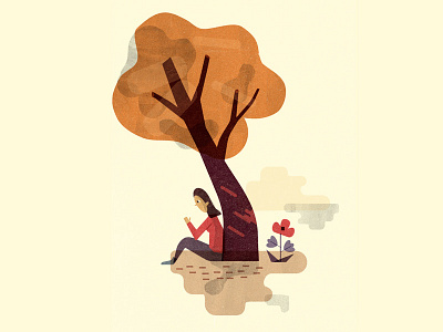 Tree Sad Dribble aspinall illustration jamie sad schnuppe tree