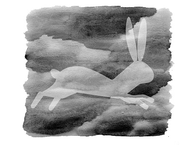 follow the white rabbit animal illustration rabbi