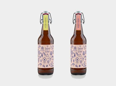 beer THINGS beer beer bottle beer branding beer mockup beerlabel illustration illustrations mockup