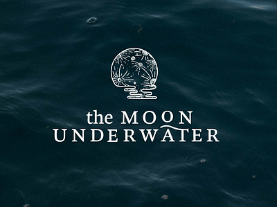 The Moon Underwater branding branding and identity branding concept branding identity logo logodesign logotype