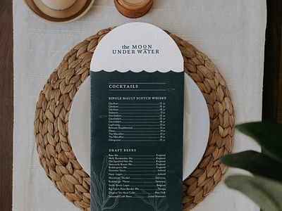 The Moon Underwater Menu By Tessa Wilson On Dribbble The Moon Underwater Menu By Tessa Wilson On Dribbble