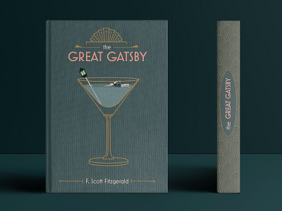 Book Cover, The Great Gatsby book cover book cover design book design conceptual conceptual design cover design graphic design graphic designer graphicdesign