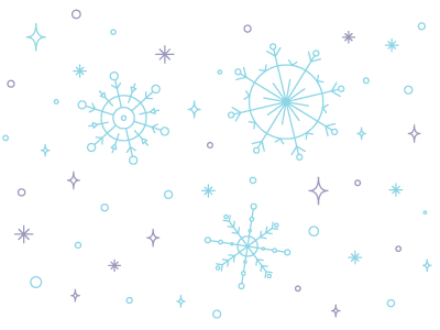 Snowflakes line linear snow snowflake snowflakes winter