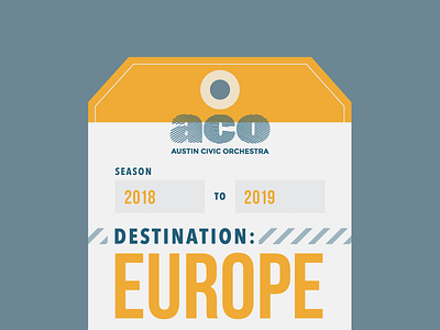 Destination: Europe Preview europe luggage luggage tag orchestra travel