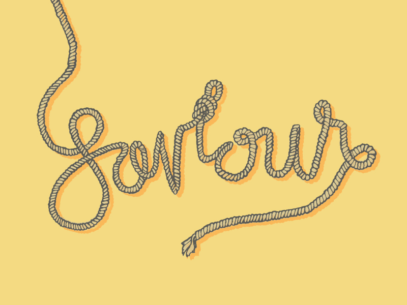 Throw me a Rope by Laura Vanderwel on Dribbble