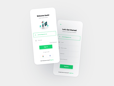 Login app form