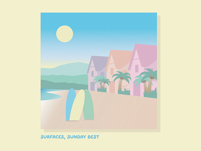 Surfaces Sunday Best Cover Art album album cover branding color competition concept cover design graphic design illustration logo music song spotify sunday best sundaybest surfaces surfacesmusic typography vector