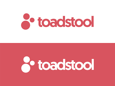 Toadstool Logo brand branding concept design graphic design idea identity illustration logo logo design logodesign mark simple logo toadstool typography wordmark