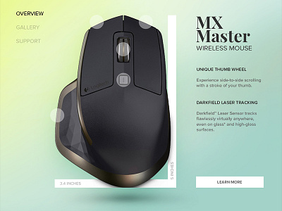 Day 022 - Technical Specifications logitech master mouse mx specifications specs technical user