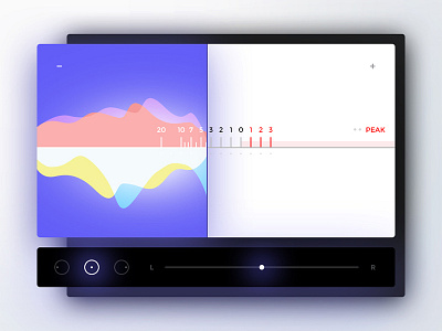 Day 080 - VU Meter graph graphics knobs levels meter peak progress slider vu