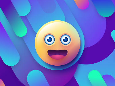 Redesigned my first design drops emoticon meteor smiley smiley face wallpaper