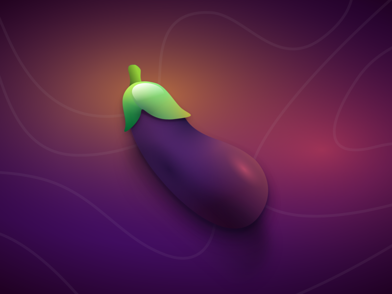 Eggplant Emoji by Paul Flavius Nechita on Dribbble
