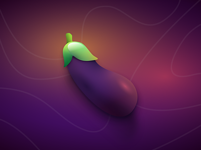 Eggplant Emoji adobe eggplant emoji emoticon emoticons icon xd