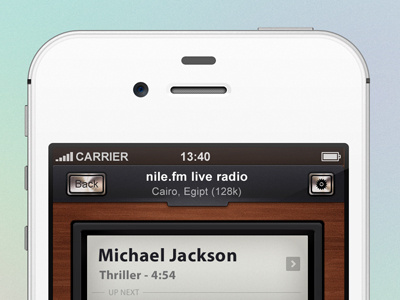 Radio UI player radio ui ux