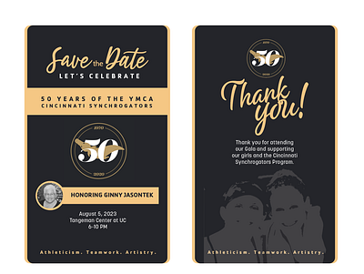 Cincinnati Synchrogators 50th Anniversary Gala Invite/Thank You