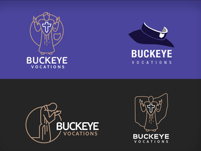 Buckeye Vocations brand church design illustration logo ohio