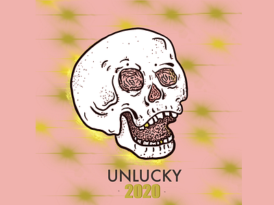 Unlucky illustrator skull