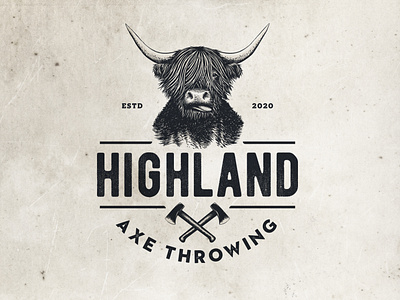 Highland Axe Throwing Logo