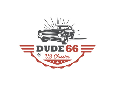 Retro Classic Car Logo