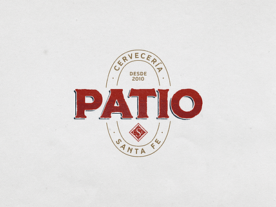 Patio beer brand brewery brewery logo cerveceria cerveza logo