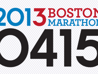Boston Aniversary Logo art direction boston marathon logo typography