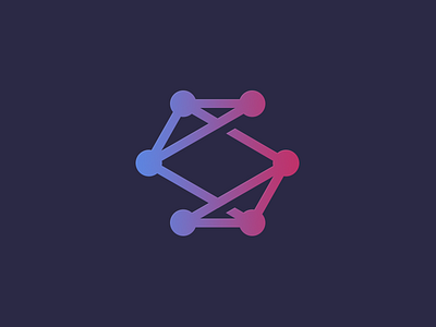 Structural Brandmark WIP hexagon kaa letter s lines logo mapping nodes org chart relationship