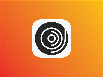 DJ App Icon app icon dj needle record turntable vinyl