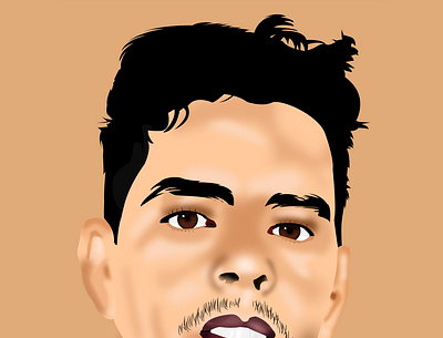 Portrait illustration ai artdesign artwork boy design designer graphicdesign illustration illustrator vector