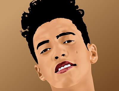 Portrait illustration ai artdesign artwork boy design designer graphicdesign illustration illustrator vector