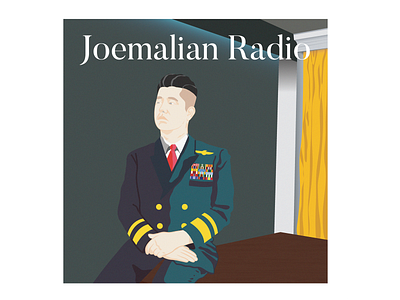 Joemalian Radio art brand branding character clean design flat graphic design identity illustration illustrator vector