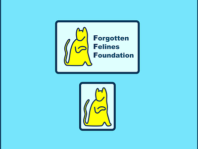 Forgotten Felines Foundation art brand branding character clean design flat graphic design identity illustration illustrator logo minimal vector